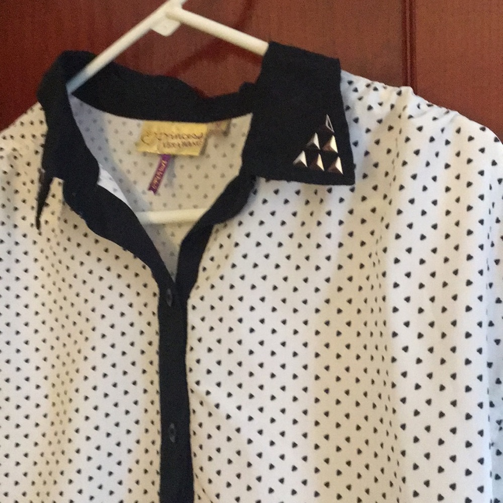 Vera Wang collar button up!